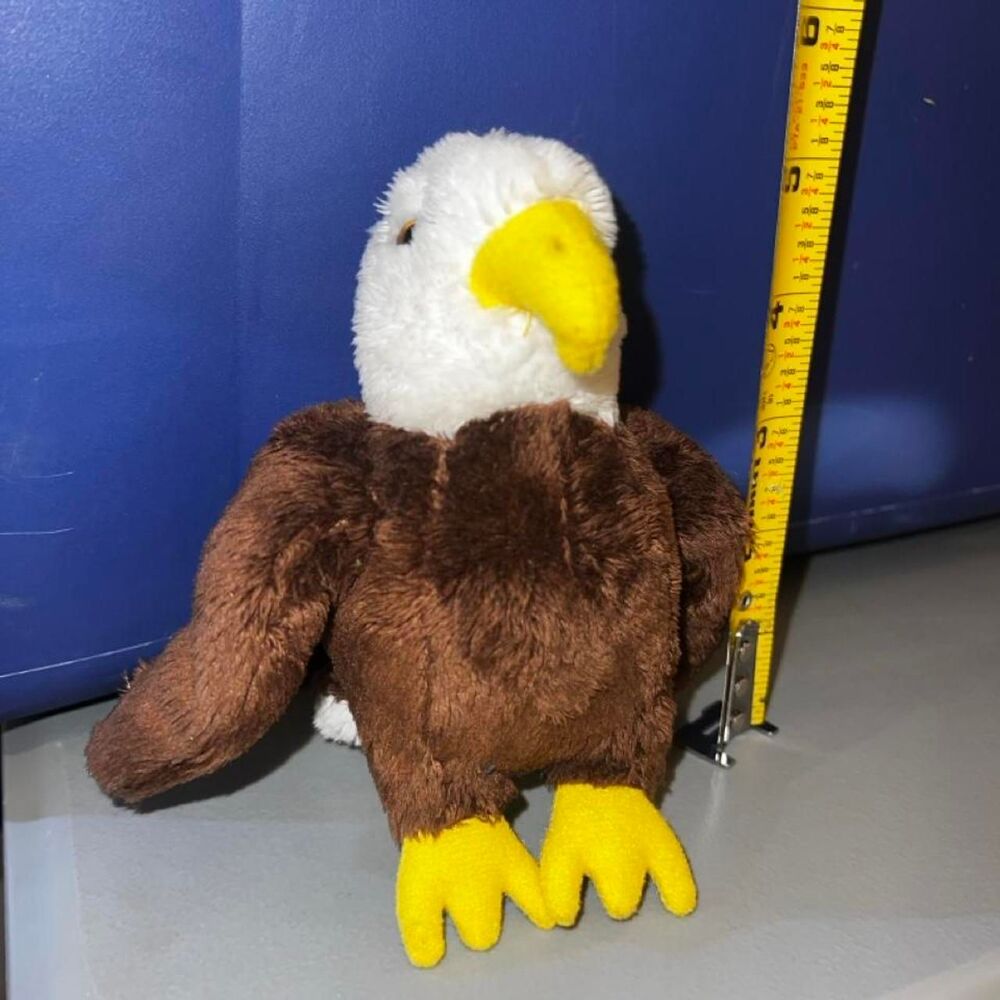 Adventure Planet Bald Eagle Plush 6 Inch Stuffed Animal Bird Zoo Souvenir Toy
